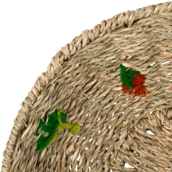 Corbeille en jonc de mer naturel d28cm - P'tit Légume