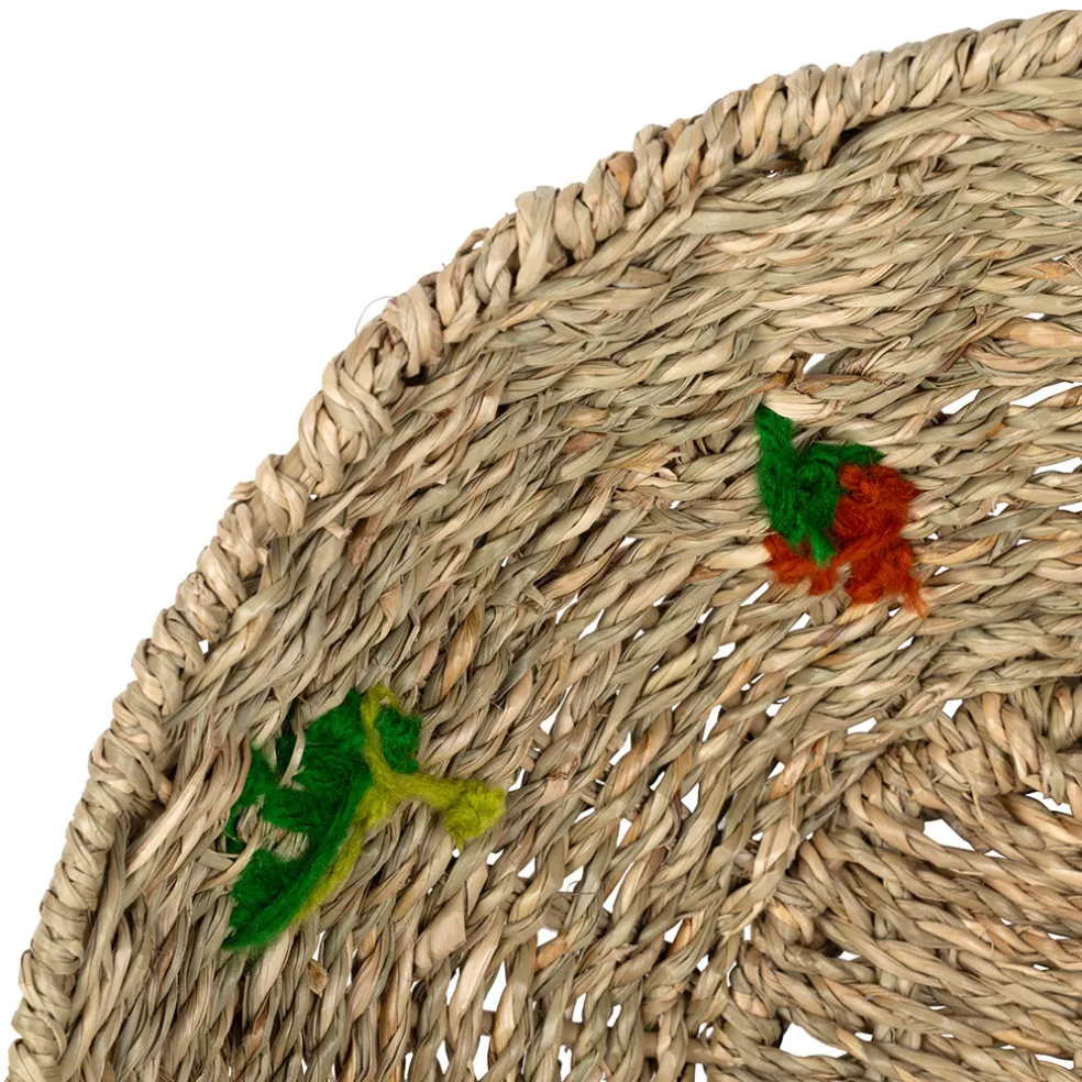 Corbeille en jonc de mer naturel d28cm - P'tit Légume