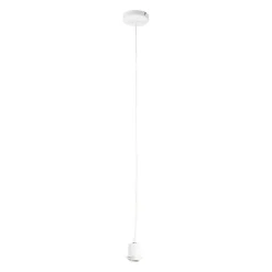 Cordon éléctrique textile 1m blanc -suspensio