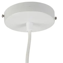 Cordon éléctrique textile 1m blanc -suspensio