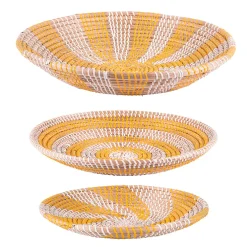 Coupe en jonc de mer jaune d41cm