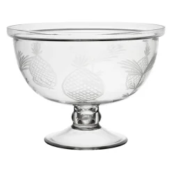 Coupe sur pied en verre transparent h17cm - Azelie
