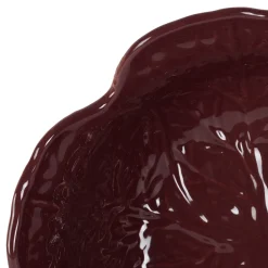 Coupelle chou en grès aubergine d15cm - Chou