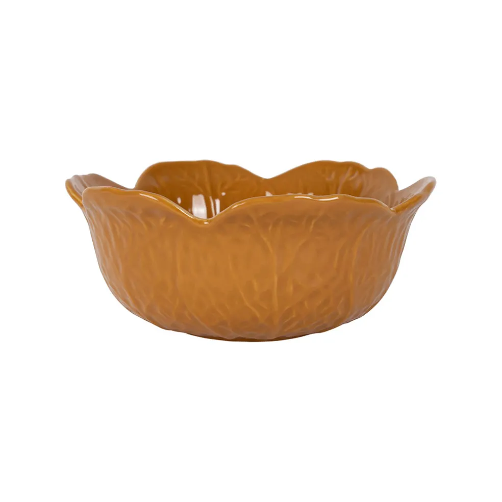 Coupelle chou en grès curry d15cm - Chou