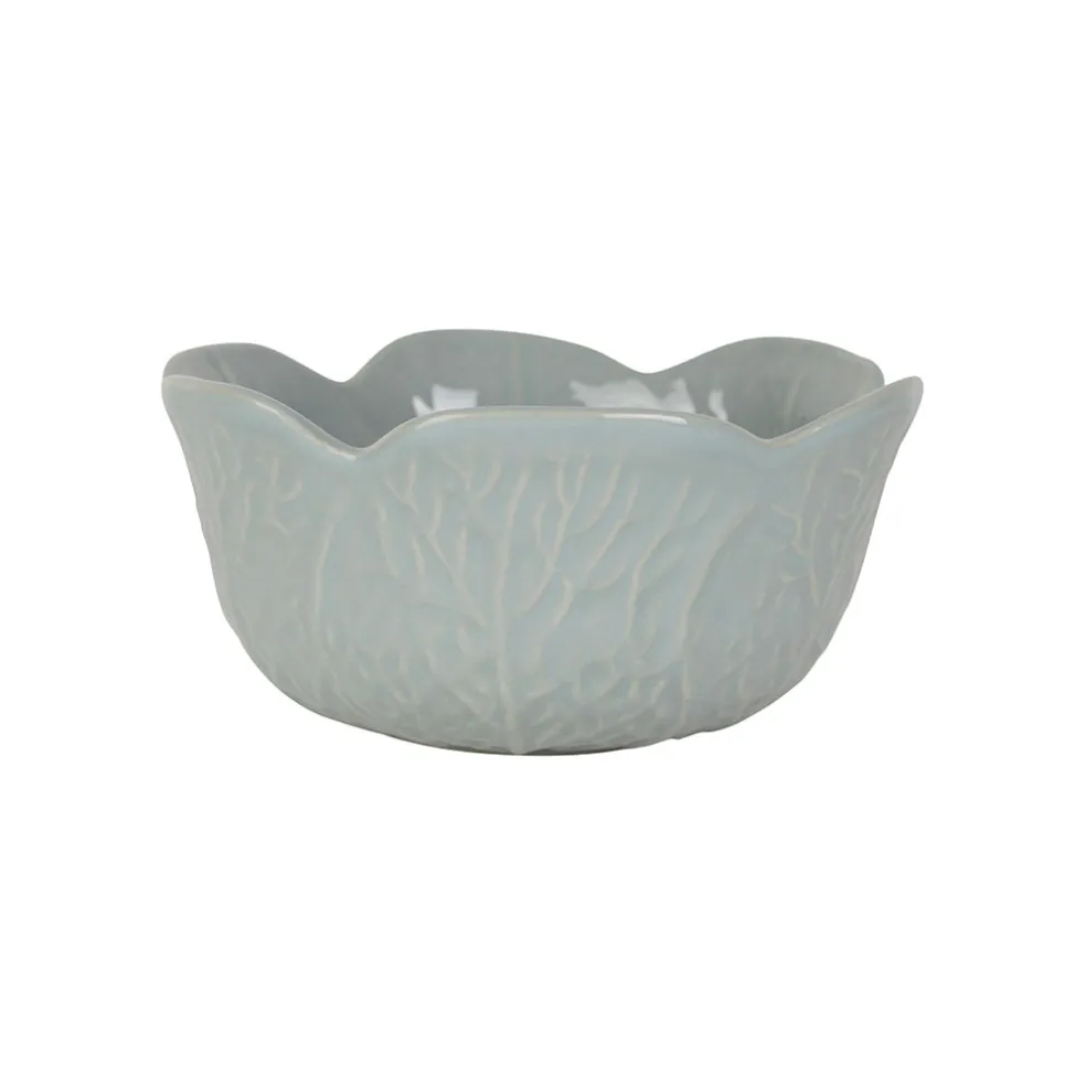 Coupelle chou en grès vert d'eau d15cm