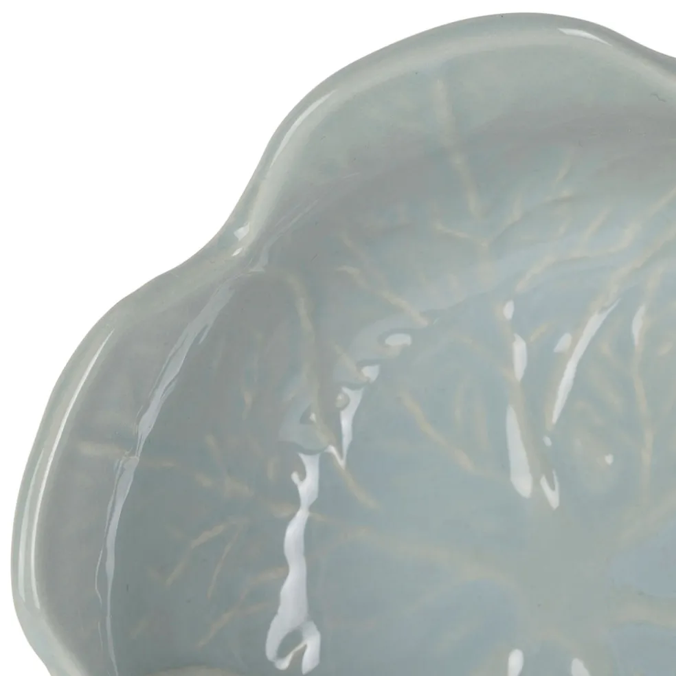 Coupelle chou en grès vert d'eau d15cm