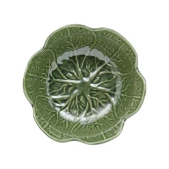 Coupelle chou vert d15xh6.5cm gres