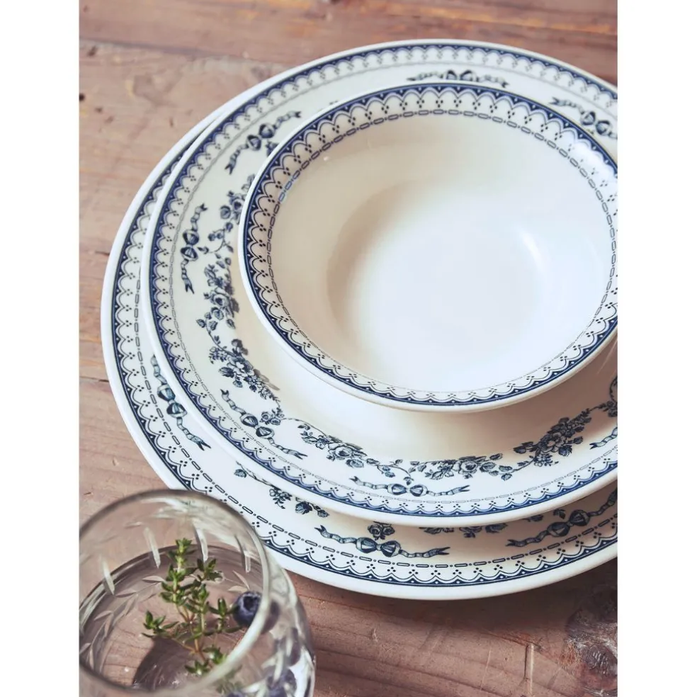 Coupelle en faïence bleu ancien d15.5cm - faustine