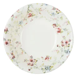 Coupelle en faïence multicolore d15.5cm - p'tites fleurs