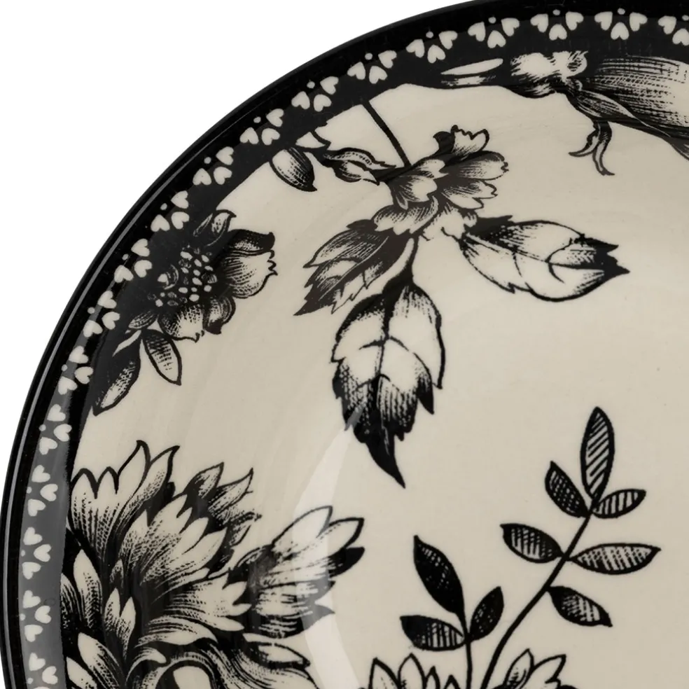 Coupelle en faïence noir d15cm - Lison