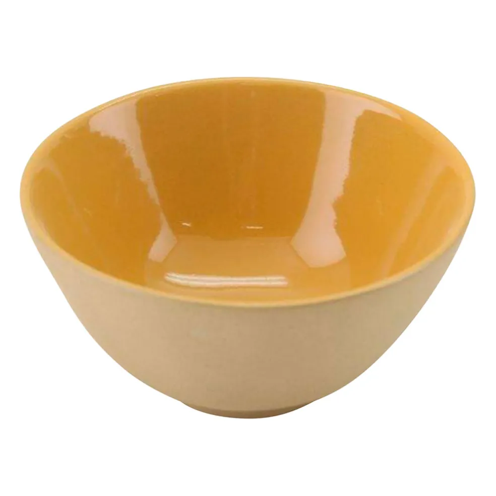 Coupelle en grès curry d14cm - Jade