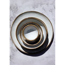 Coupelle en grès nacre d14cm - Nori