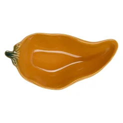 Coupelle piment en grès curry 18x8.5cm