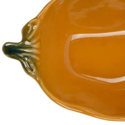 Coupelle piment en grès curry 18x8.5cm
