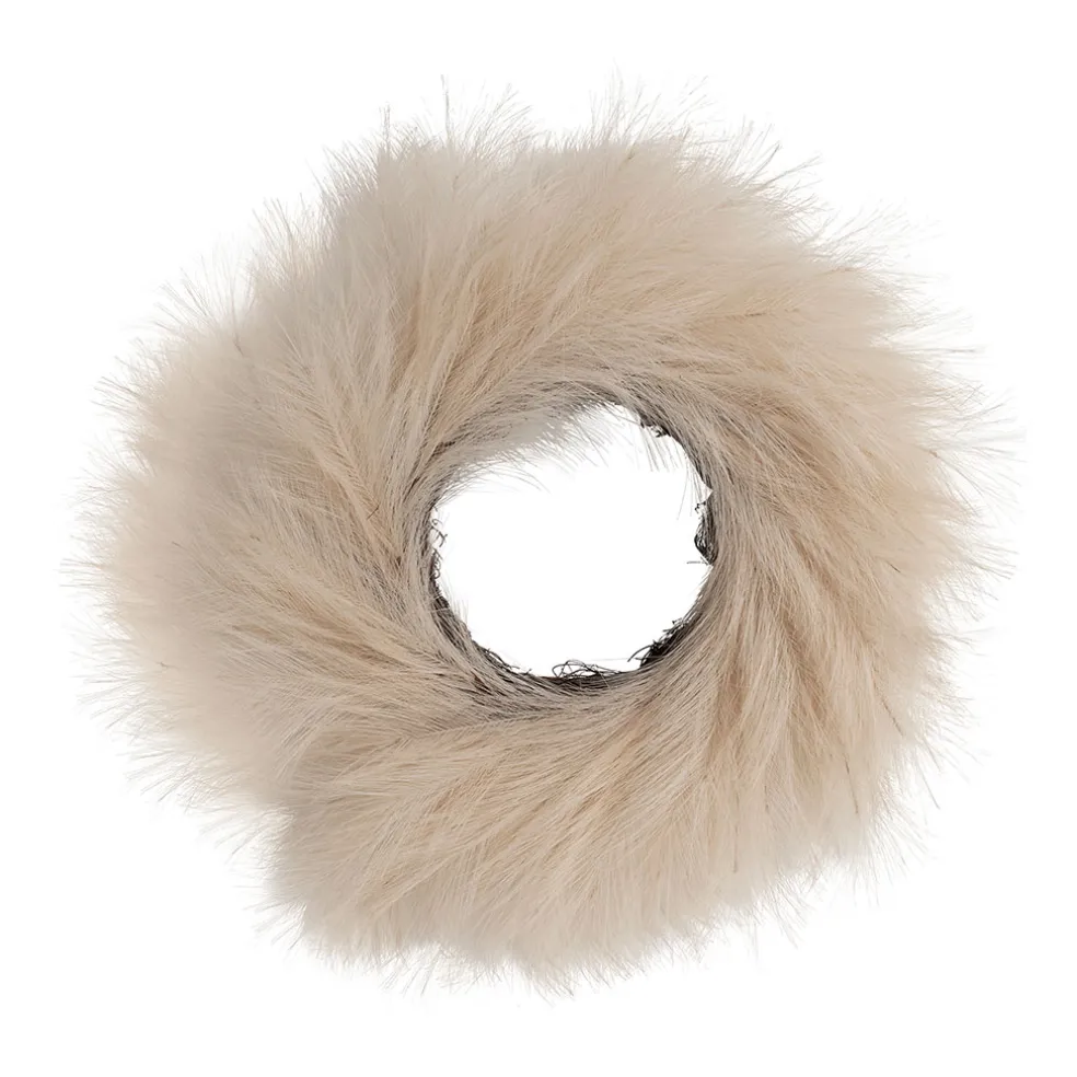 Couronne sable d62cm - Pampa