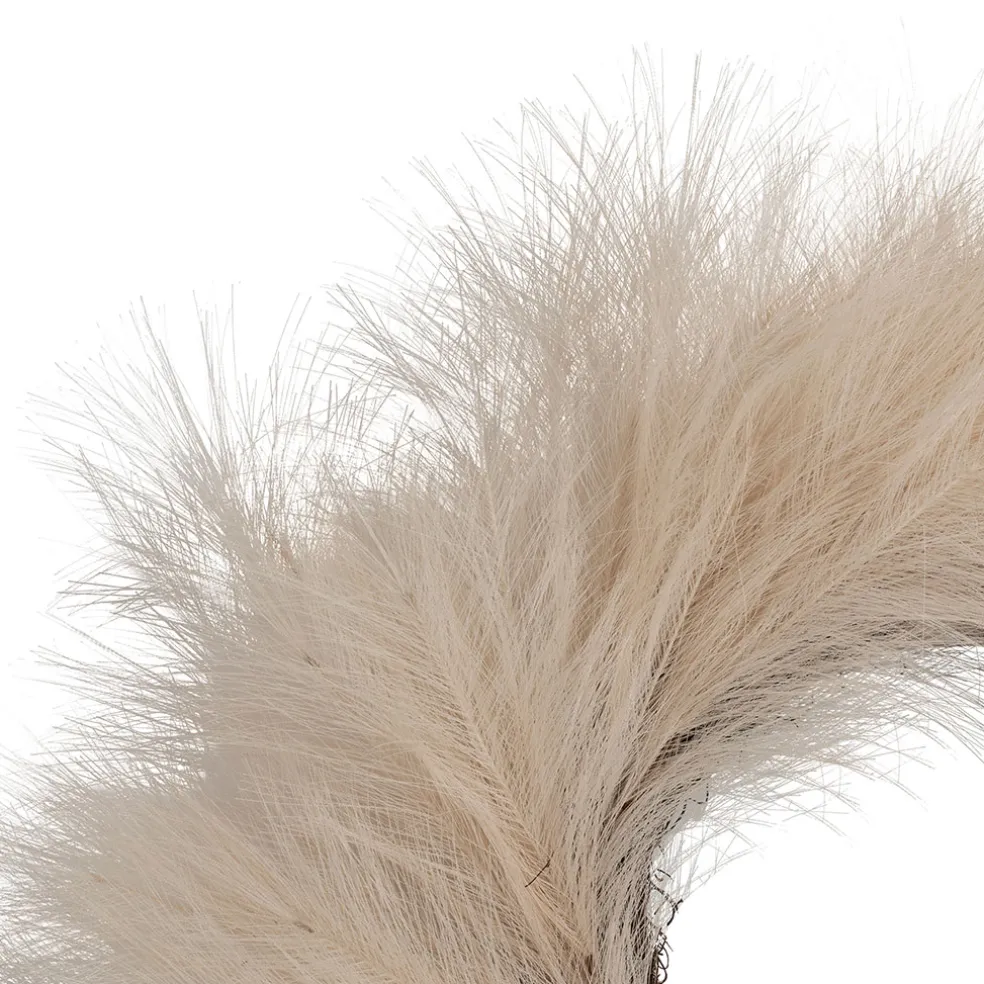 Couronne sable d62cm - Pampa