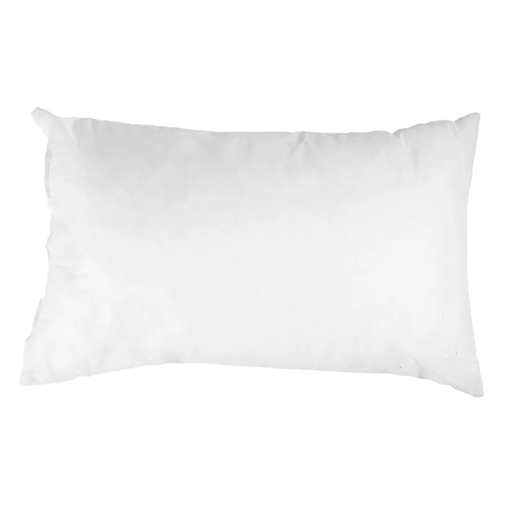 coussin de garnissage blanc en polyester 30X50cm
