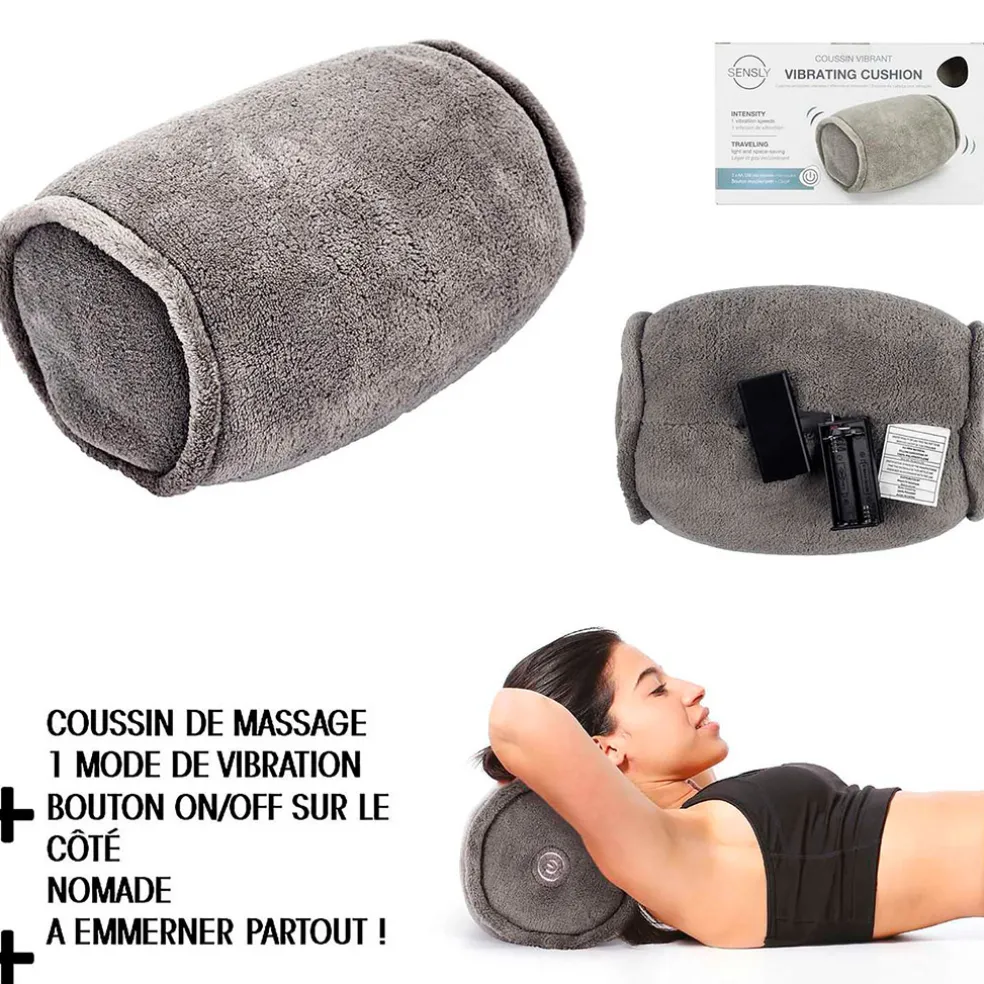 Coussin de massage vibrant