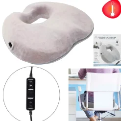 Coussin de posture massant et chauffant 37x44cm