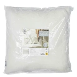 Coussin doudou bouclé crème 40x40cm - décorera