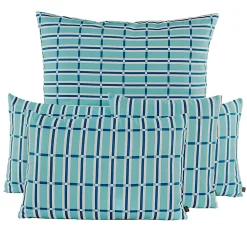 Coussin d'extérieur en tissu jade 40x60cm - Madera
