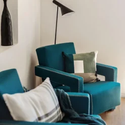 Coussin en coton pigeon 45x45cm - Tamba