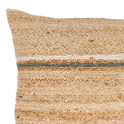 Coussin en jute sauge 50x38cm - Sumatra