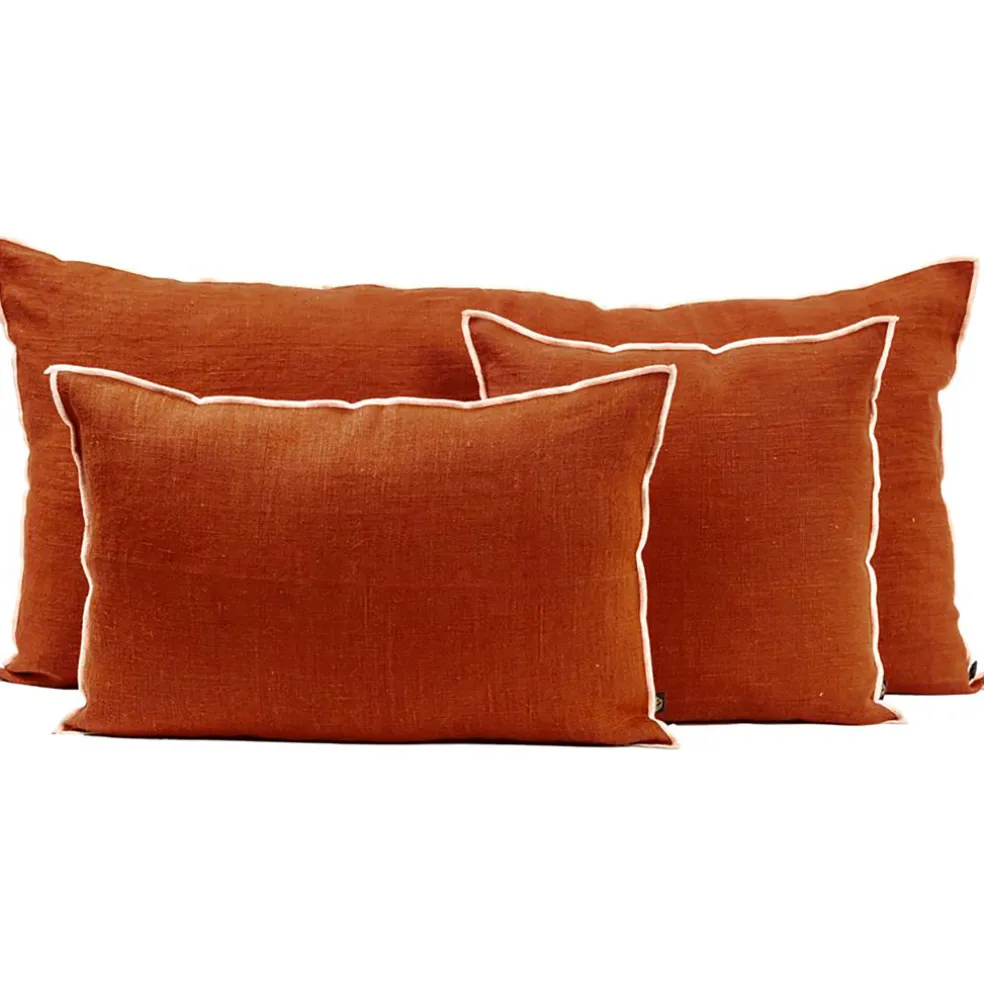 Coussin en lin brick 40x60cm - Chennai