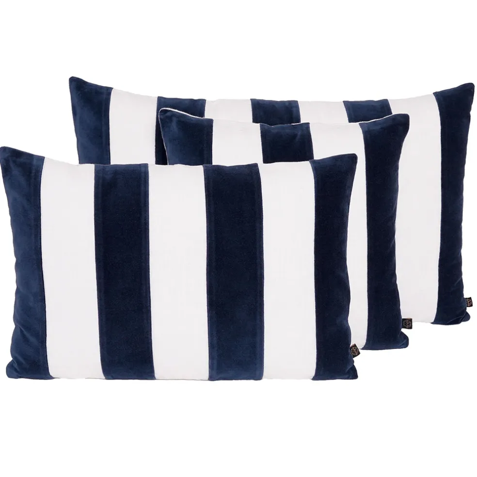 Coussin en lin et coton encre 45x45cm - Perth