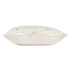 Coussin en lin fleur des champs rose et blanc 45x45cm - Louise