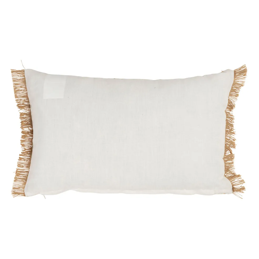 Coussin en lin fleur des champs 50x30cm - Louise