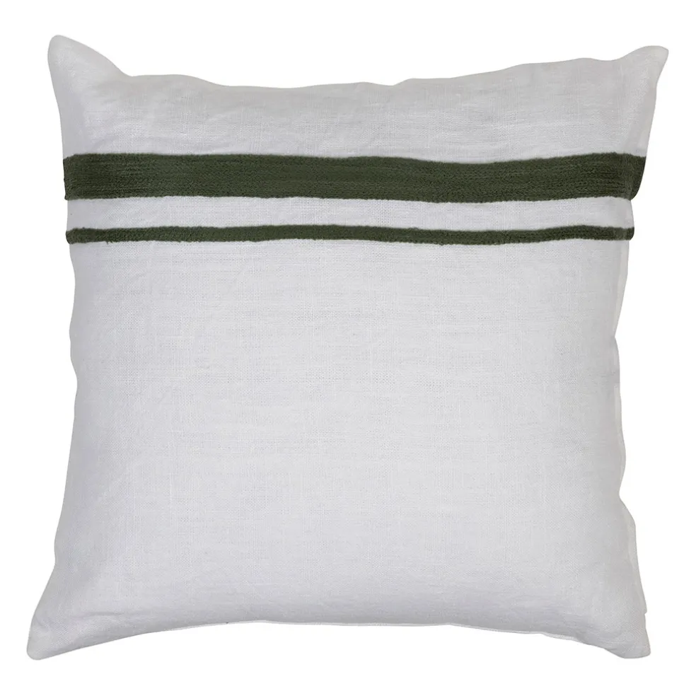 Coussin en lin pigeon 45x45cm - Malaga