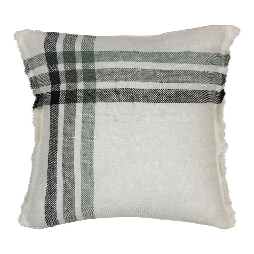 Coussin en lin pigeon 45x45cm - Paros