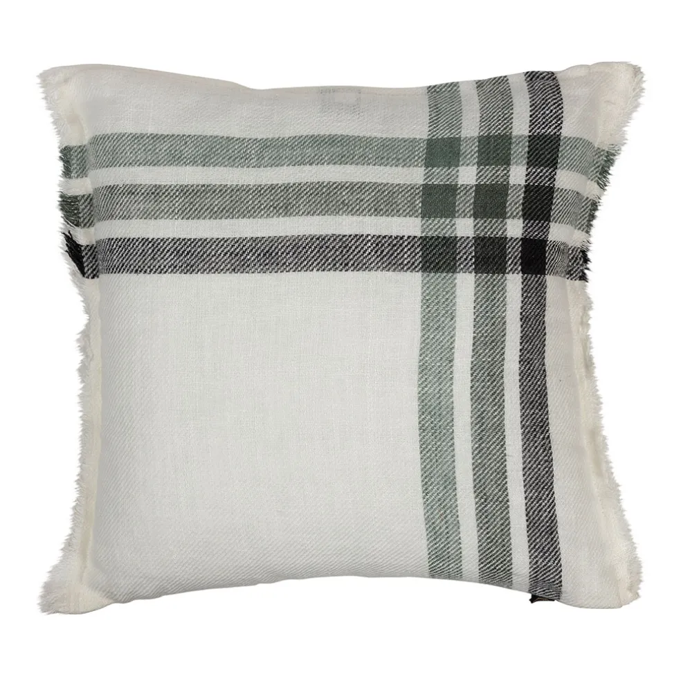 Coussin en lin pigeon 45x45cm - Paros