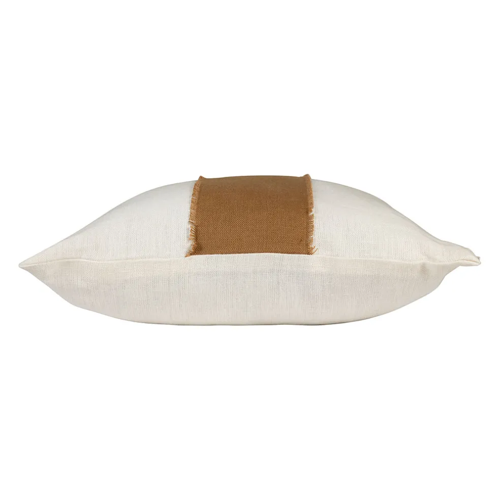 Coussin en lin tabac 45x45cm - Goa