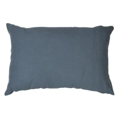 Coussin en lin turquin 60x40cm - Porticcio