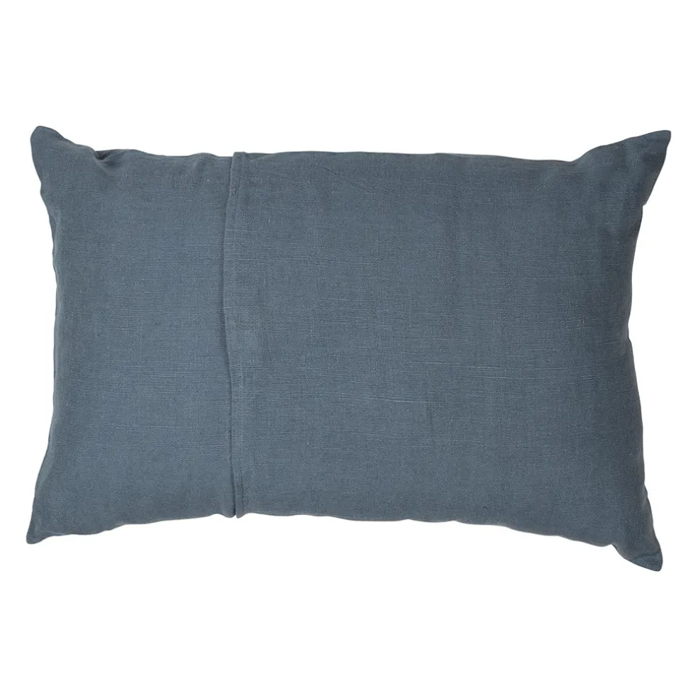 Coussin en lin turquin 60x40cm - Porticcio