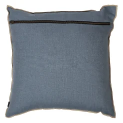 Coussin en lin turquin 45x45cm - Chennai