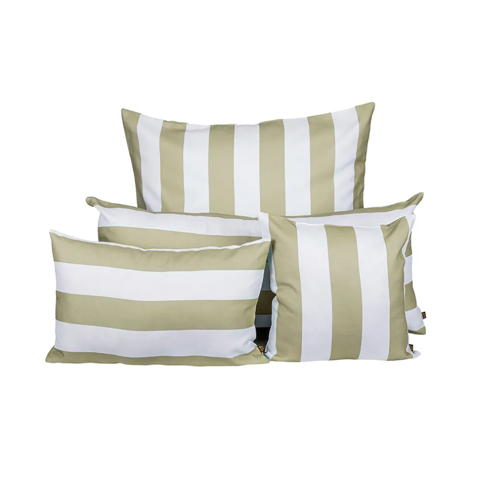 Coussin en polyester outdoor lin 40x60cm - riviera