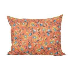 Coussin extérieur en coton terracotta 60x50cm - Kerala