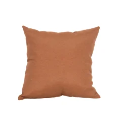 Coussin extérieur en coton terracotta 50x50cm - Colors