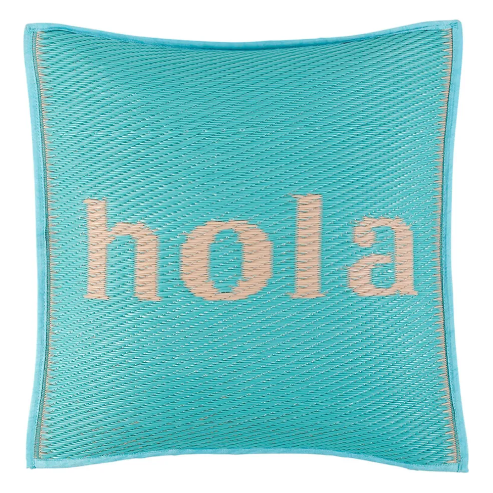 Coussin "Hola" 45x45cm - Palma