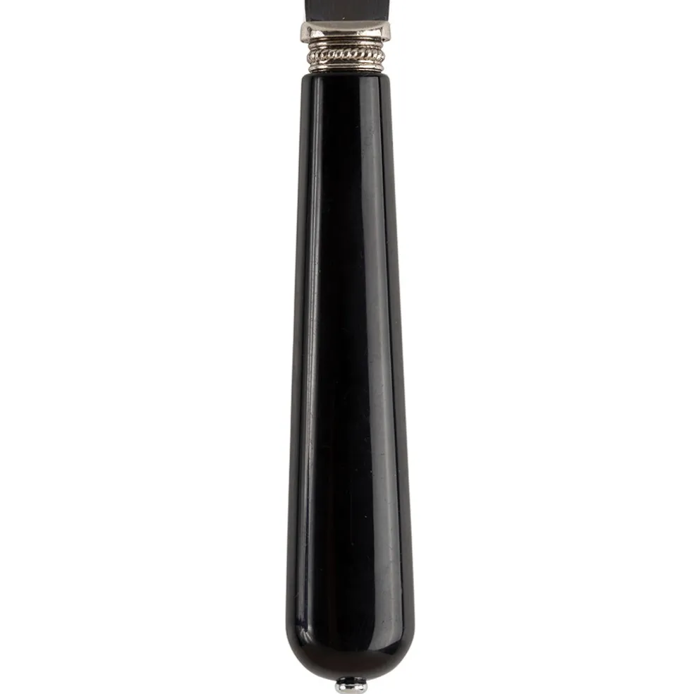 Couteau en inox noir - lucie