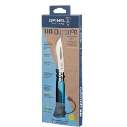 Couteau n°8 anthracite/bleu