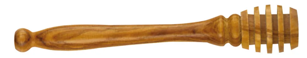 Cuillere miel en olivier boule 17cm