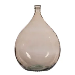 Dame jeanne en verre recyclé sablé sable - Simplicity