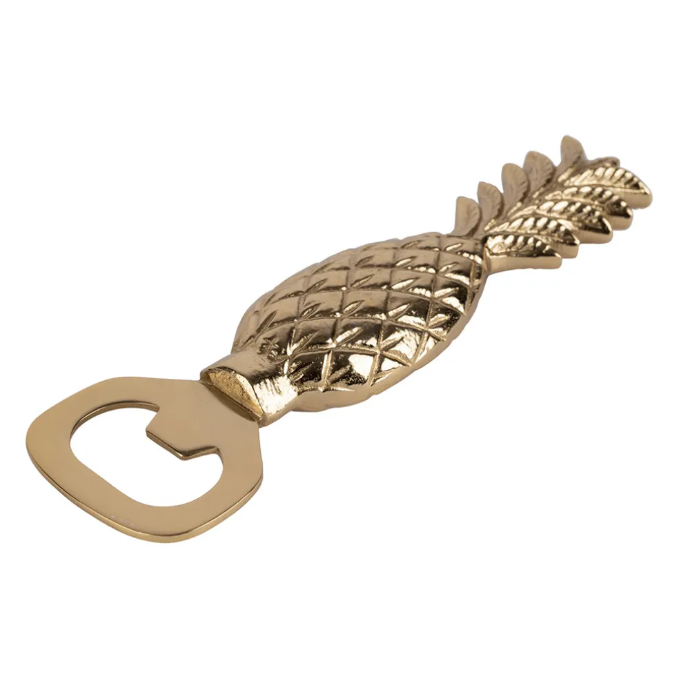 Décapsuleur ananas doré - Tropic Étoile