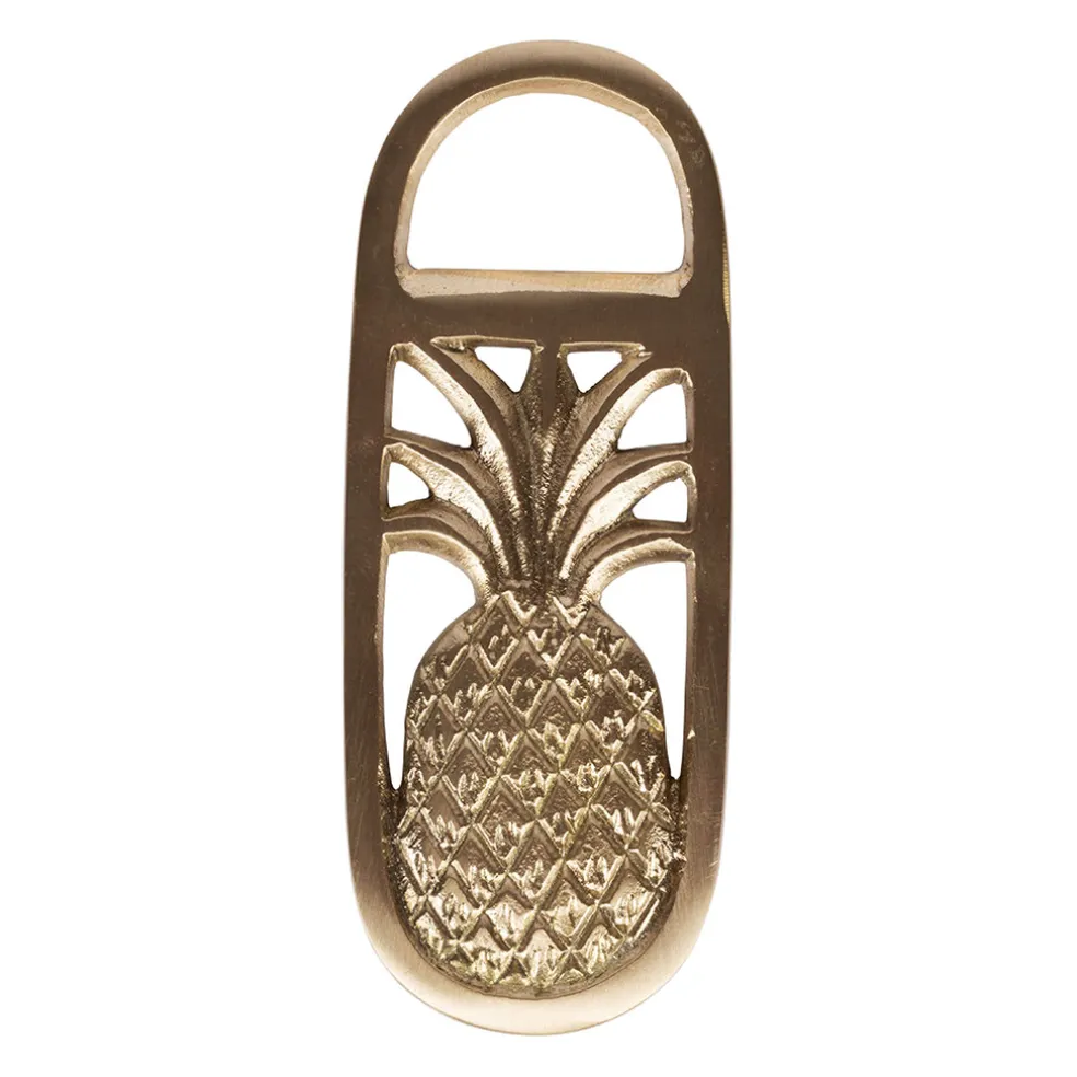 Décapsuleur ananas en laiton doré - Sunny