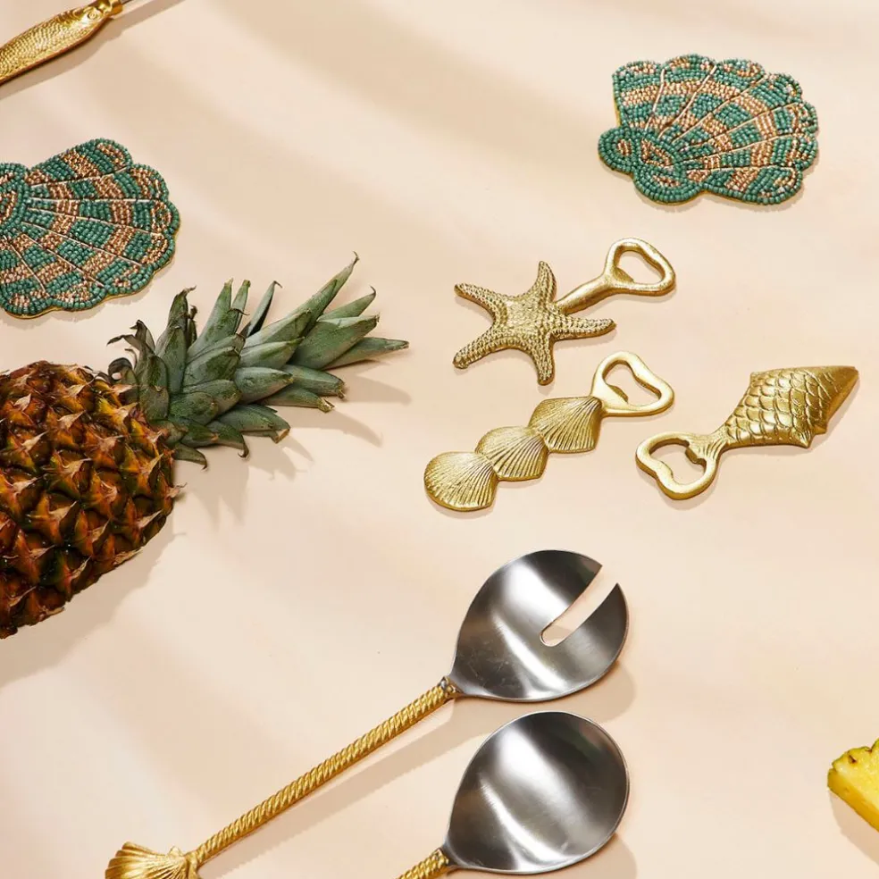 Décapsuleur étoile de mer en fer doré - Etoile Mer