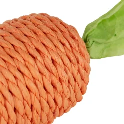 Déco carotte en corde orange et vert - P'tit légume